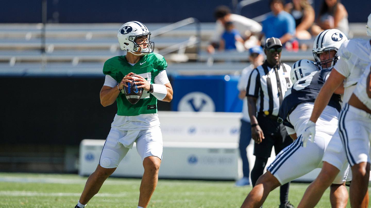 BYU Fall Camp Overreactions: Did Bear Bachmeier Learn How to Throw it Deep?