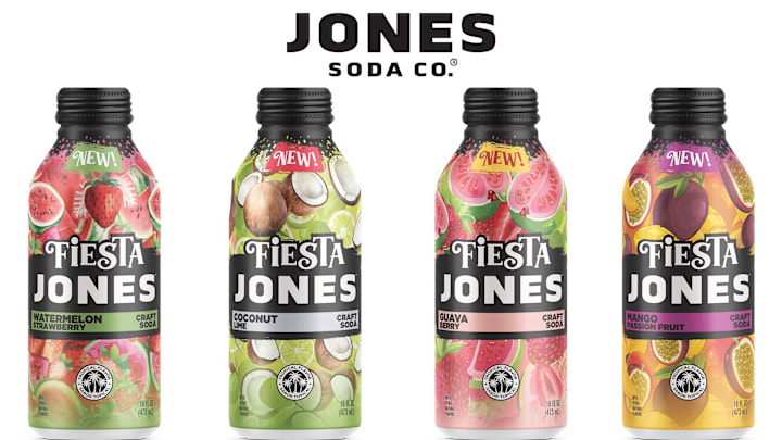 Jones Soda Fiesta Line. Credit: Jones Soda