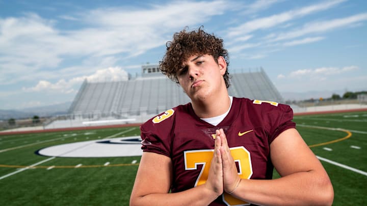 Windsor's Deacon Schmitt poses for a picture during The Coloradoan's football Media Day on Tuesday, Aug. 6, 2024 at PSD Stadium in Timnath, Colo.