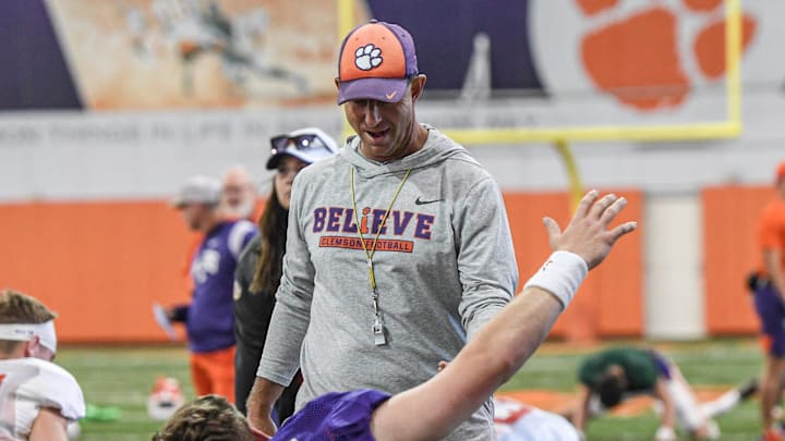 Clemson head coach Dabo Swinney
