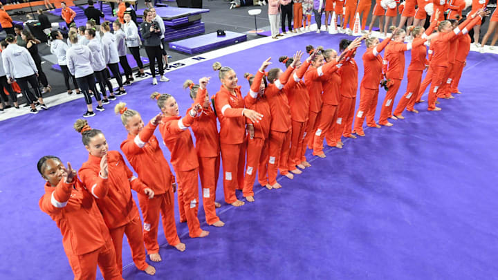 Clemson gymnastics team