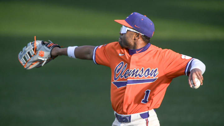 Clemson Baseball's Lleyton Lackey (1) 