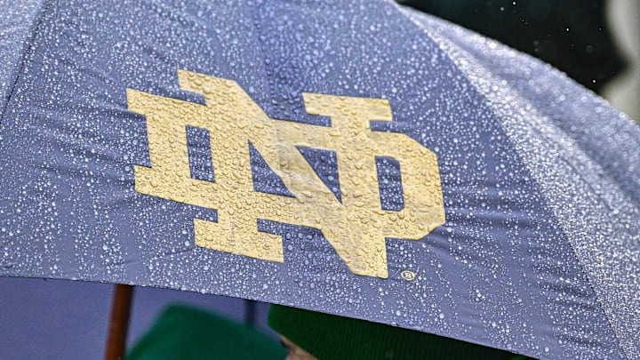 A rain and snow mix was falling just before the game Saturday, Nov. 12, 2022, at Alumni Stadium.

Ncaa Women S Soccer Tournament Notre Dame Vs Omaha