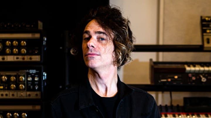 Matt Mahaffey poses for a portrait at his recording studio Tuesday, Sept. 25, 2018, in Nashville, Tenn.