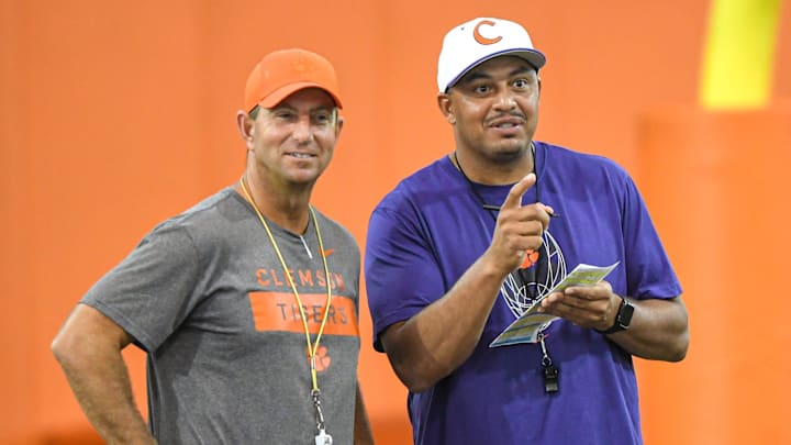 A former Clemson coach returns to Charlotte leading a 10-win ACC contender, relying on lessons learned during the Tigers’ dynasty years.