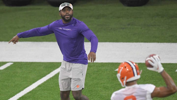 Artavis Scott returns to Clemson as assistant RBs coach after coaching stops at Howard and within the Tigers’ program.
