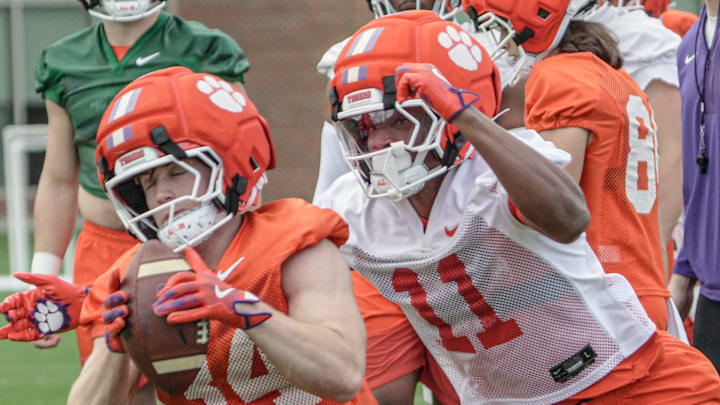 Clemson safety Polo Anderson (11) is already turning heads in the first offseason of his collegiate career. Clemson safety Polo Anderson (11) is already turning heads in the first offseason of his collegiate career.
