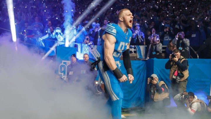 Detroit Lions defensive end Aidan Hutchinson.