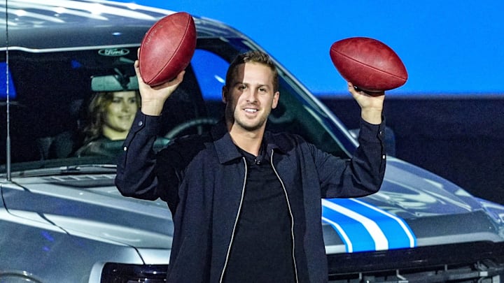 Ford revealed the Detroit Lions Special Edition Powerboost Hybrid F-150 with special guest Jared Goff Ford revealed the Detroit Lions Special Edition Powerboost Hybrid F-150 with special guest Jared Goff