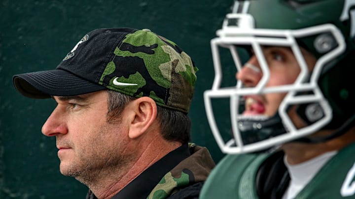 Michigan State coach Jonathan Smith could be out in East Lansing after Week 14.