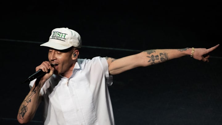 American songwriter and rapper Macklemore performs on the ACL Live Stage at the Moody Theatre in Downtown Austin as part of South By Southwest, March 17, 2023