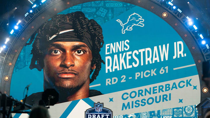 Lions pick Missouri cornerback Ennis Rakestraw on Friday, April 26, 2024 for the second day of the