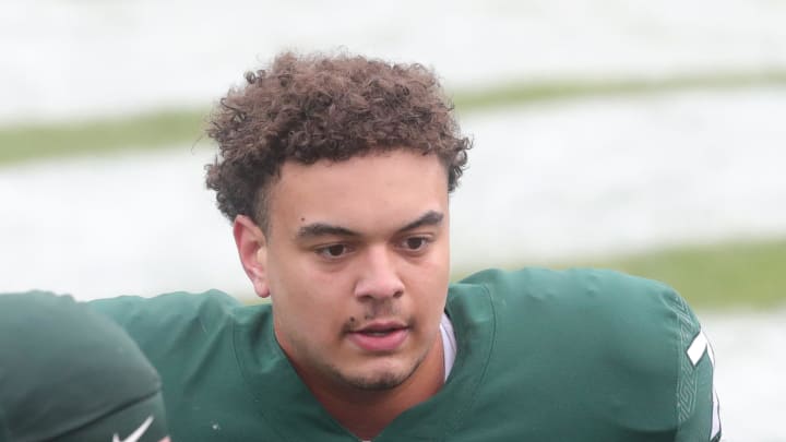 Michigan State offensive lineman Ethan Boyd leaves the field after the spring game Saturday, April Michigan State offensive lineman Ethan Boyd leaves the field after the spring game Saturday, April