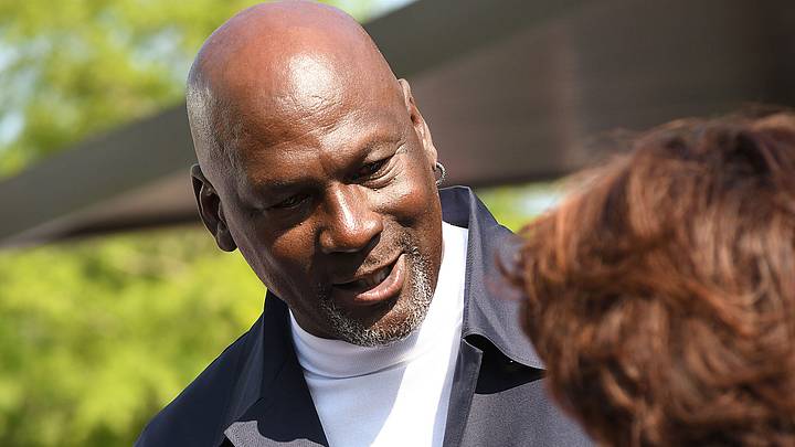 Michael Jordan takes the time to pose for a few photos and greet spectators and friends outside of The Michael Jordan Family Medical Clinic led by Novant Health. A ribbon cutting ceremony for the new clinic opening off of Greenfield Street Tuesday May 7, 2024 in Wilmington, N.C. KEN BLEVINS/STARNEWS Michael Jordan takes the time to pose for a few photos and greet spectators and friends outside of The Michael Jordan Family Medical Clinic led by Novant Health. A ribbon cutting ceremony for the new clinic opening off of Greenfield Street Tuesday May 7, 2024 in Wilmington, N.C. KEN BLEVINS/STARNEWS