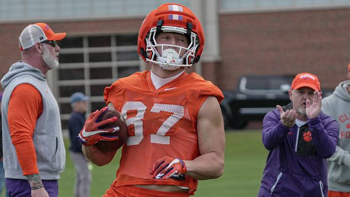 Clemson tight end Christian Bentancur (87) will look to build on his first two seasons with a strong junior year. Clemson tight end Christian Bentancur (87) will look to build on his first two seasons with a strong junior year.