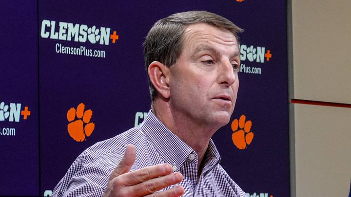 Clemson head coach Dabo Swinney called out Ole Miss tampering linebacker Luke Ferrelli back in January. 