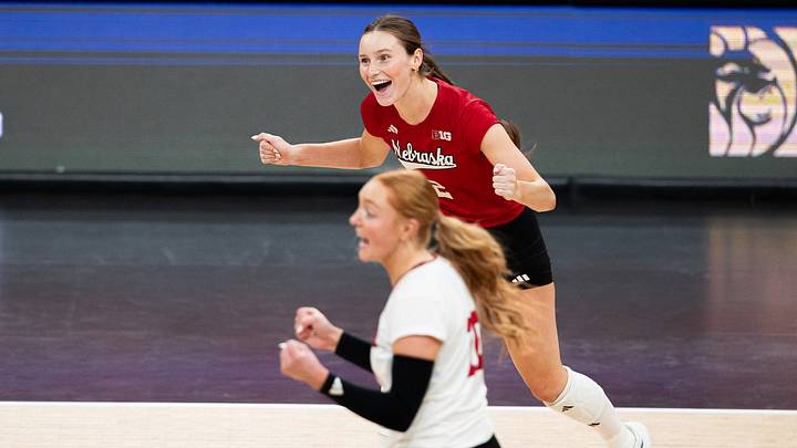 Nebraska heads to the home state of setter Bergen Reilly to take on the Jackrabbits of South Dakota State.