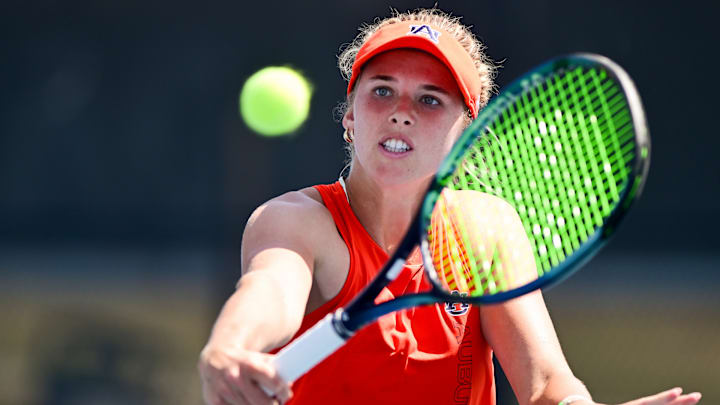 Ava Hrastar and the Auburn women's tennis team advanced to the Super Regional after defeating Wisconsin.