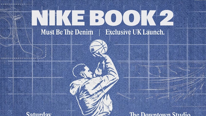 The Nike Book 2 "Must Be The Denim" colorway. 