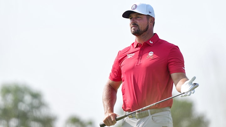 Bryson DeChambeau stumbled late in an opening round of 74.