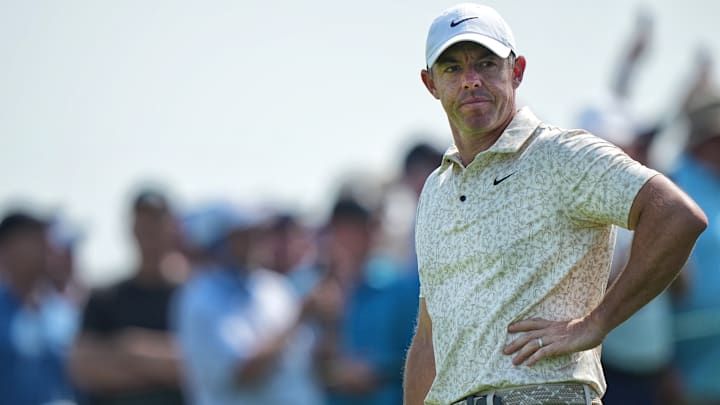 Rory McIlroy was fighting to make the cut Friday at the U.S. Open.