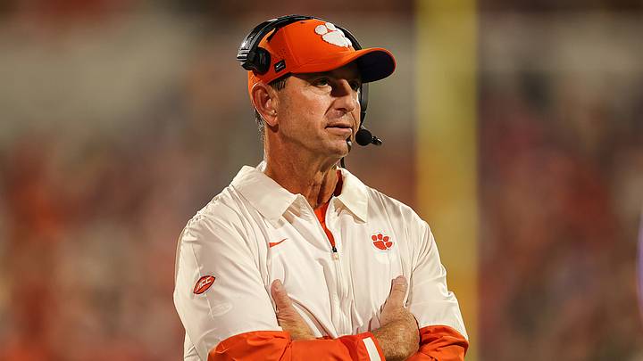 Clemson coach Dabo Swinney and the Tigers are far away from their national championship–winning days. Clemson coach Dabo Swinney and the Tigers are far away from their national championship–winning days.