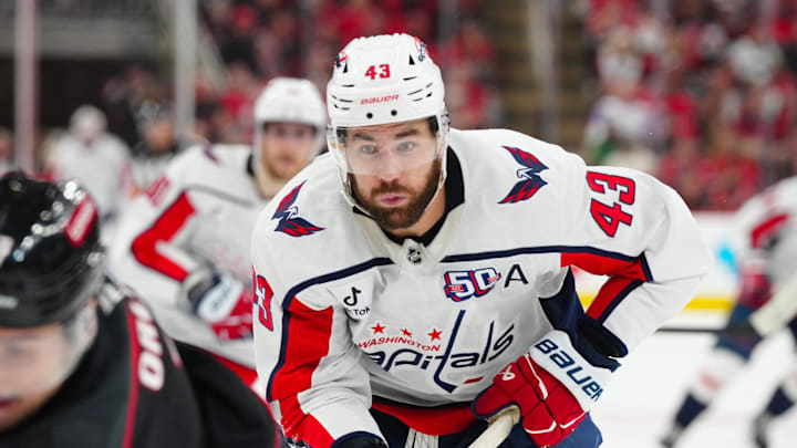 Tom Wilson, Washington Capitals Mandatory Credit: James Guillory-Imagn Images