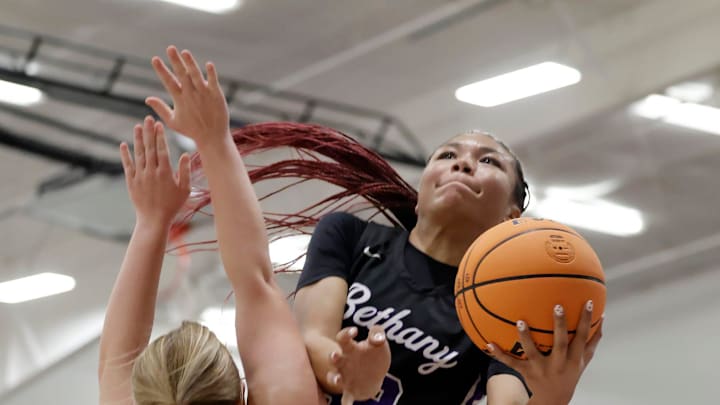 Oklahoma commit Keziah Lofton (Bethany) is one of the best high school girls' basketball players in the state of Oklahoma.