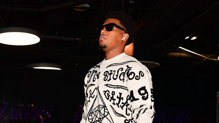 Jan 3, 2024; Los Angeles, California, USA; Miami Heat guard Kyle Lowry (7) arrives before playing