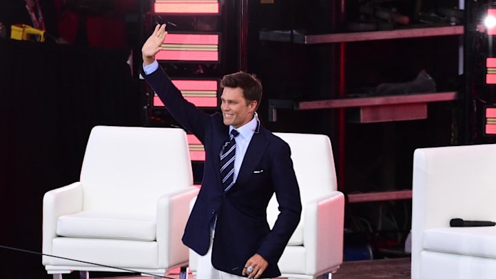 Former Patriots quarterback Tom Brady  Mandatory Credit: Eric Canha-Imagn Images