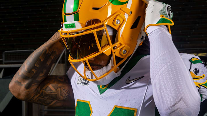 Oregon Football Uniforms for UCLA Game. Credit @oregonfootball on X. Oregon Football Uniforms for UCLA Game. Credit @oregonfootball on X.