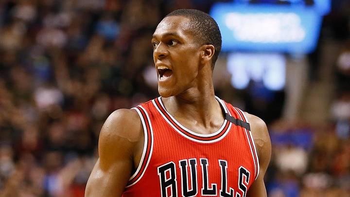 Former Chicago Bulls guard Rajon Rondo (9)