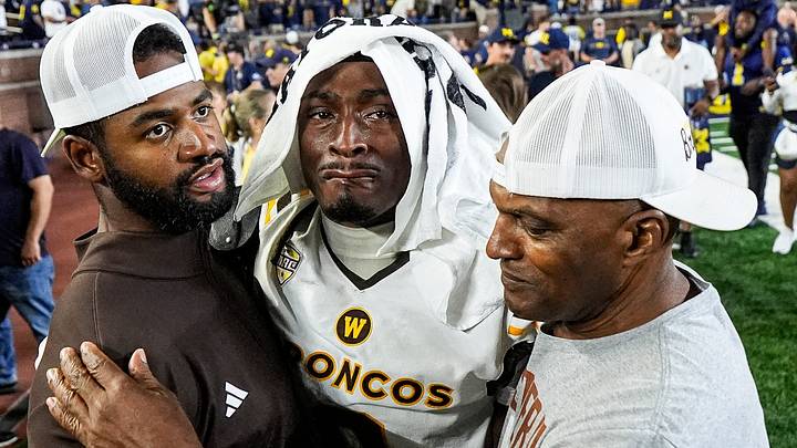 Western Michigan players and coaches reacting to the 13-12 loss on Saturday. Western Michigan players and coaches reacting to the 13-12 loss on Saturday.
