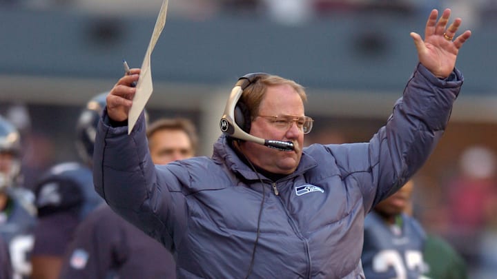 Mike Holmgren of the Seattle Seahawks