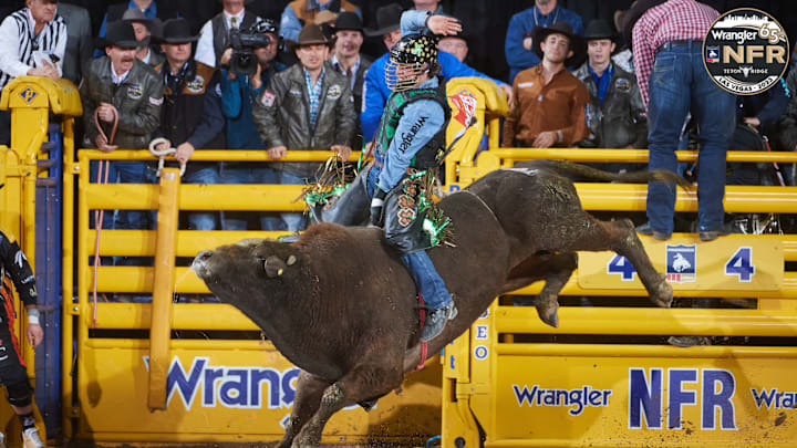 Wild Time and Josh Frost at the 2023 NFR Wild Time and Josh Frost at the 2023 NFR
