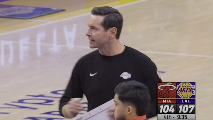 JJ Redick was not happy with the Lakers defense on Sunday.