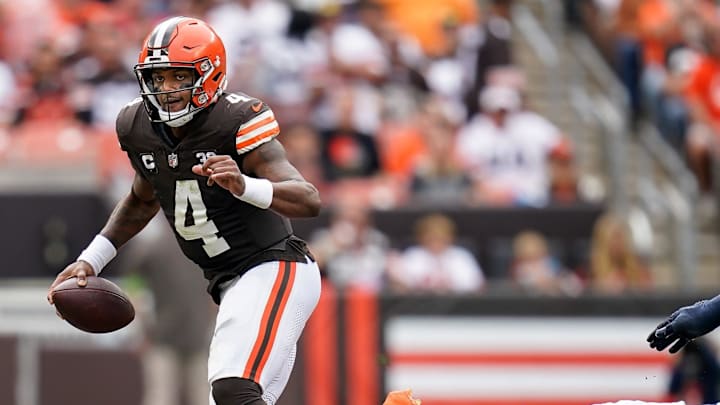 Cleveland Browns quarterback Deshaun Watson.