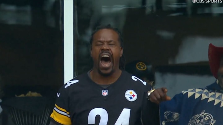 Joey Porter Sr. was very happy for his son on Sunday. 