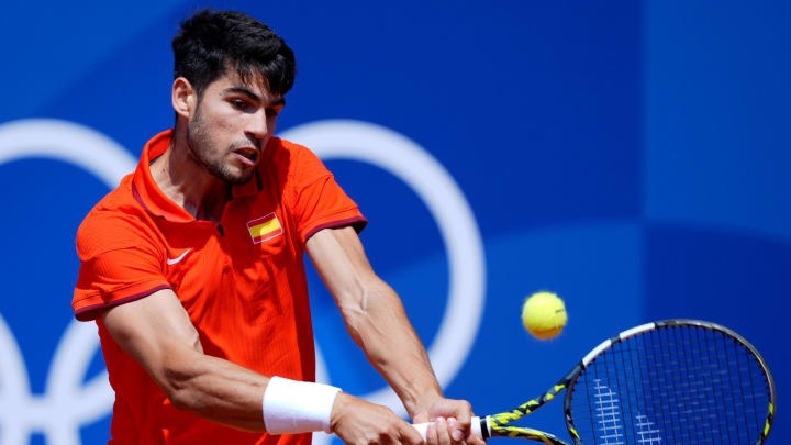 Carlos Alcaraz cried after losing to Novak Djokovic.