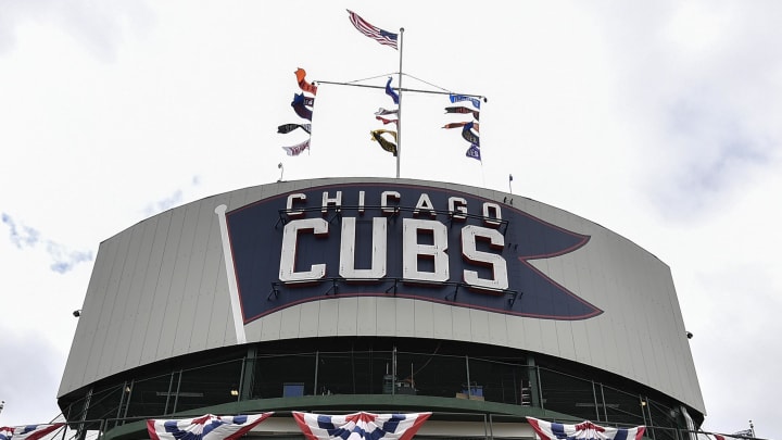 Apr 9, 2022; Chicago, Illinois, USA; A general view of Wrigley Field before a game.