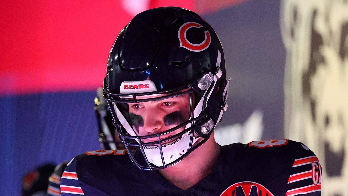 Cole Rouch Cole Kmet just watched his job get taken away by Bears selecting Sam Roush