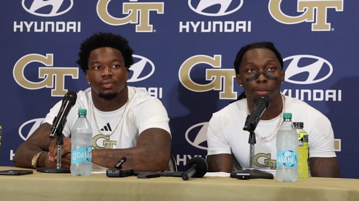 Georgia Tech LB EJ Lightsey and Omar Daniels 