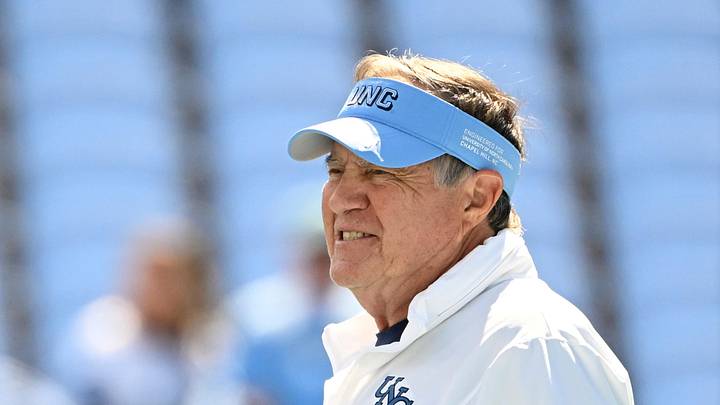 Sep 13, 2025; Chapel Hill, North Carolina, USA; North Carolina Tar Heels head coach Bill Belichick on the field before the game at Kenan Stadium. Mandatory Credit: Bob Donnan-Imagn Images Sep 13, 2025; Chapel Hill, North Carolina, USA; North Carolina Tar Heels head coach Bill Belichick on the field before the game at Kenan Stadium. Mandatory Credit: Bob Donnan-Imagn Images