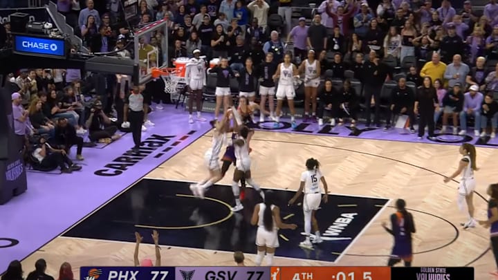 The Valkyries were not happy about the late foul call on Mercury forward Alyssa Thomas's drive to the basket in the final seconds of their Monday loss.