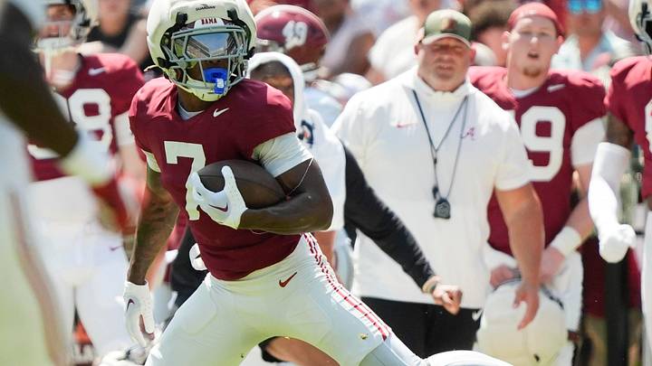 April 11, 2026; Tuscaloosa, AL, USA; during the Alabama A Day at Bryant-Denny Stadium.