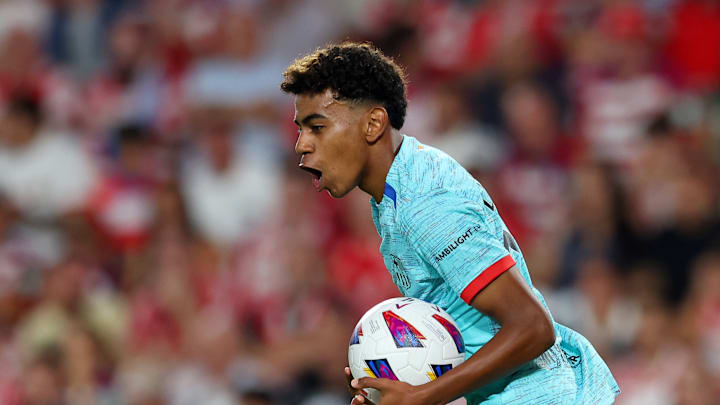 Lamine Yamal ailier du FC Barcelone