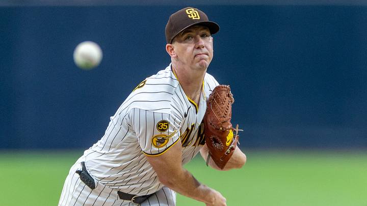 Sep 26, 2026; San Diego, California, USA; San Diego Padres starting pitcher Walker Buehler (10) throws a pitch during the first inning against the Arizona Diamondbacks at Petco Park. Mandatory Credit: David Frerker-Imagn Images Sep 26, 2026; San Diego, California, USA; San Diego Padres starting pitcher Walker Buehler (10) throws a pitch during the first inning against the Arizona Diamondbacks at Petco Park. Mandatory Credit: David Frerker-Imagn Images