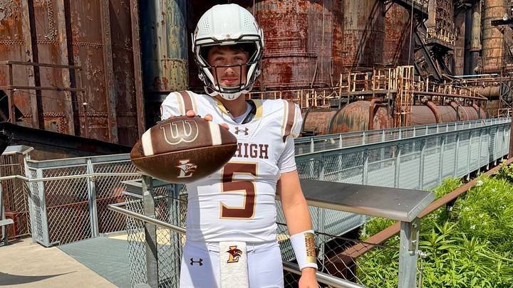 Cole Stephens at Lehigh official visit Cole Stephens at Lehigh official visit