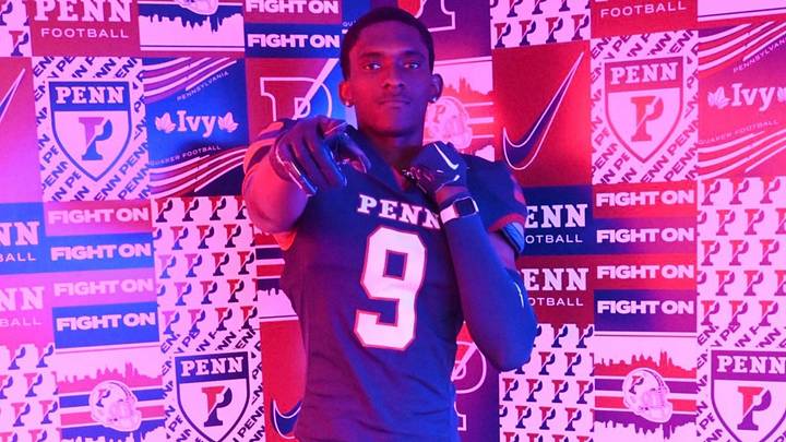 Xzavian Davis-Grimes at Pennsylvania official visit Xzavian Davis-Grimes at Pennsylvania official visit