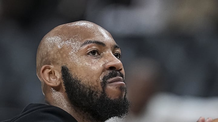Mar 16, 2026; Atlanta, Georgia, USA; Orlando Magic guard Jevon Carter (2) on the court before the game against the Atlanta Hawks at State Farm Arena. Mandatory Credit: Dale Zanine-Imagn Images